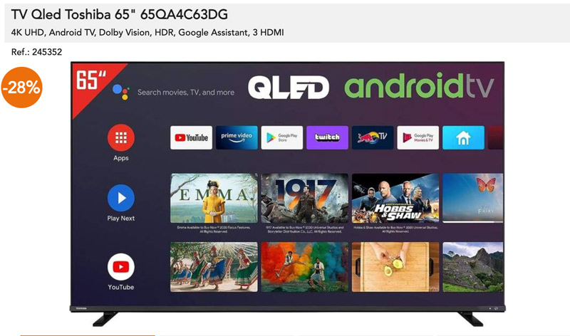 tv pantalla plana toshiba