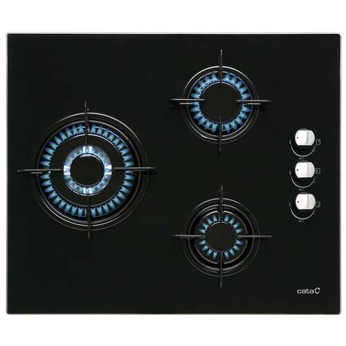 Placa Gas Natural Cata CI6021BK Placa Gas Natural Cata CI6021BK