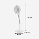 VENTILADOR PIE BLACK%%%amp;DECKER BXEFP30E DC MD TIMER