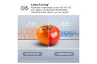 FRICOM. LG GBBS726CPY 203x60 419L INOX METALFRESH