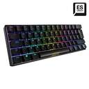 TECLADO SHARKOON SGK50 RED BLACK COMPACTO GAMING