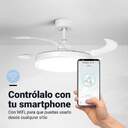 VENTILADOR TECHO U.BLUE TUVALU 6036W RETRACT DC.WI