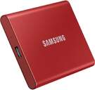 D. DURO SAMSUNG 1TB SERIE T7 MU-PC1T0R/WW SSD ROJO