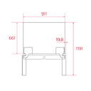 FRI. TEKA RLF74917GBK 178x91x67 NF CRIST NEGRO DSP