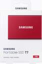 D. DURO SAMSUNG 1TB SERIE T7 MU-PC1T0R/WW SSD ROJO