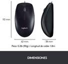 TECLADO RATON LOGITECH MK120 CON CABLE USB