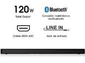 BARRASONIDO HISENSE HS205G 2.0 120W HDMI/USB/BT