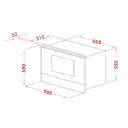 MICR. TEKA MS622BIS R 22L 850W GRILLINOX 112040003