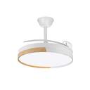 VENTILADOR TECHO RETRACT CRISTAL ECORO 45W MD