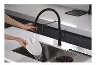 GRIFO COCINA IMEX GCE022NG SENA NEGRO MATE