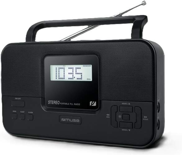 Radio portatil Muse M-087 MB FM/AM negro