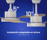 VENTILADOR TECHO ARTICA AVTECH36BM BCO MD 36W 119