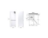 FRICOM. SAMSUNG RB34C600DWW/EF 185x59x66 NF BCO