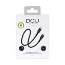 CABLE DCU USB C a USB C 1,5M 2.0 NEGRO