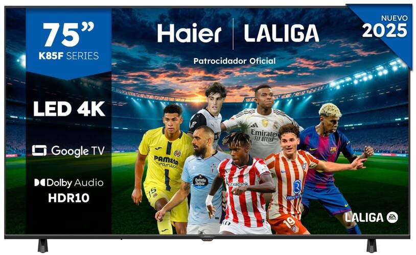 TV Haier 75" LED H75K85FUX