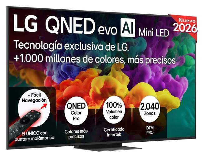 TV LG 65" QNED Evo 65QNED86B6B