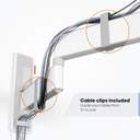 SOPORTE TV VOGELS TVM 3643 FULL MOTION LARGE WHITE