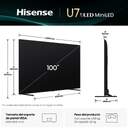 TV HISENSE 100%%%quot; 100U7Q UHD MINILED SMART TV 165HZ