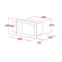 MICR. TEKA MB6200BI 20L 1200W BCO 112080004