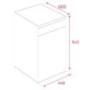 LVJ. TEKA DFS44750 45CM BLANCO 114310003