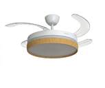 VENTILADOR TECHO RET ARTICA AVTECHR72BM BCO MD 72W