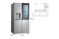 FRI. LG GMG961MBKE 179x91 638L 4P INOX INSTAVIEW