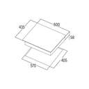 ENCIM. CATA IB5003BK 3F INDUCCION 08074007 43,5cm