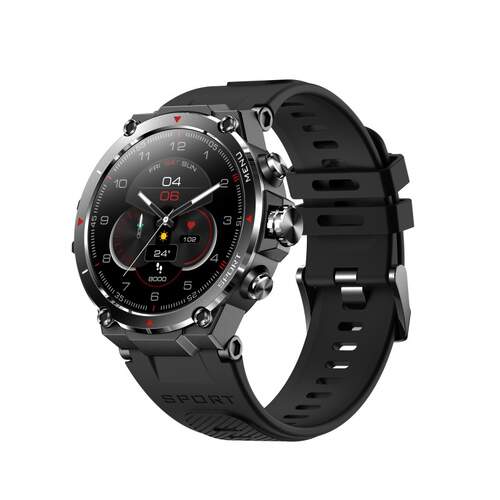 Smartwatch DCU con GPS y pantalla Amoled HD Negro