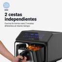FREIDORA AIRE U.BLUE 6008DB DOBLE DIG 2X4=8LTS