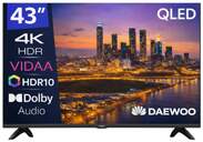 TV DAEWOO 43%%%quot; 43VB56QV UHD QLED SMART TV HDR10