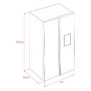 FRI. TEKA RLF74930WH 177x91x67 NF BCO DSP DISP