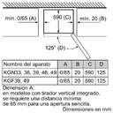 FRICOM. BOSCH KGN39VWDC 203x60 NF BLANCO