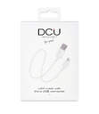 CABLE DCU MICRO USB a USB A 1M BLANCO