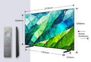 TV TCL 98%%%quot; 98C855 UHD MINILED QLED GOOGLETV 144HZ