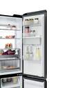 FRI. HAIER HCKR7819DWGB 190x83 4P NF CRISTAL NEGRO