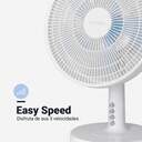 VENTILADOR SOBREMESA U.BLUE 7035W 35W 25CM BCO.