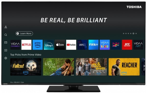 TV Toshiba 55" QLED 55QV3F63DG