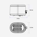 TOST. U.BLUE TOASTY PLUS 2S/OB 742 2R CORTO NEGRO