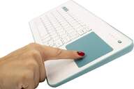 TECLADO SILVERELECTRONICS WIRELESS WHIT BLUE