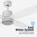 VENTILADOR TECHO U.BLUE MIDI 4048W 122 DC