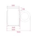 LVD. TEKA WMK70940W 9K 1400R STEAM