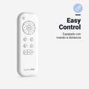 VENTILADOR TECHO U.BLUE ALM 4056 3A 142CM LED DC