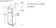 FRICOM. BOSCH KIN86VSE0 260L 177x54 NF INT