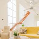 VENTILADOR TECHO U.BLUE MIDI 4052W 132 LED 55W DC