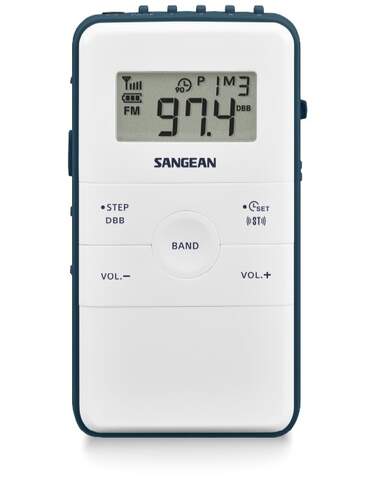 Radio bolsillo Sangean DT-140 Blanco/azul