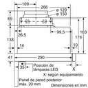 CAMP. BALAY 3BT264MX 60CM 387m3/h INOX