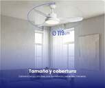 VENTILADOR TECHO ARTICA AVTECH36B BCO 36W 119 CM