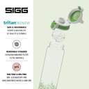 BOTELLA SIGG TOTAL CLEAR ONE GREEN MYPLANET 0.75 L