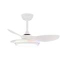 VENTILADOR TECHO CRISTAL STEL EVO MINI RGB RETRAC