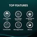 FRI. HISENSE RS9P628GPFE 180x91 614L DSP NEGRO